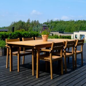 Boca Havesæt 6 stole + 1 bord